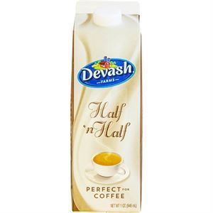 Devash Half & Half, 1 Qt