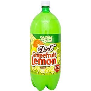 Mayim Chaim Diet Grapefruit Lemon Soda, 2 Lt