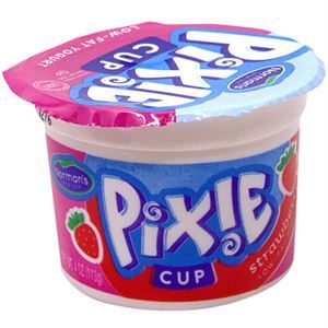 Norman's Pixie Cups Strawberry Low-Fat, 4 Oz