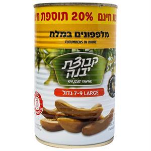 Kvuzat Yavne Cucumbers In Brine 7-9 Large, 23 Oz
