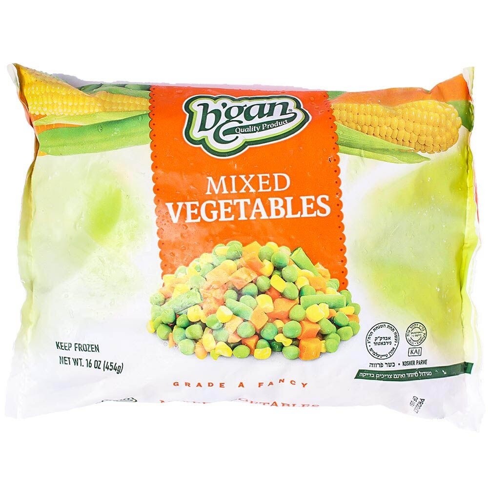 B'gan Frozen Mixed Vegetables, 16 Oz
