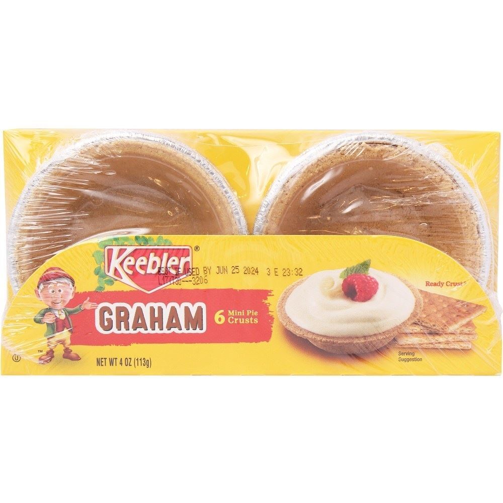 Keebler 6 Graham Mini Pie Crust  4 Oz