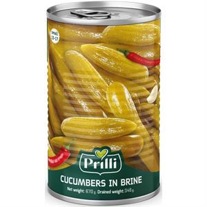 Prilli Cucumbers In Brine 13-17 Small, 23.6 Oz