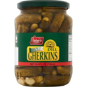 Lieber's Tiny Gherkins, 24 Oz