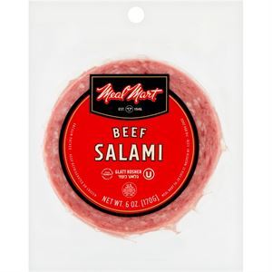 Meal Mart Sliced Beef Salami, 6 Oz