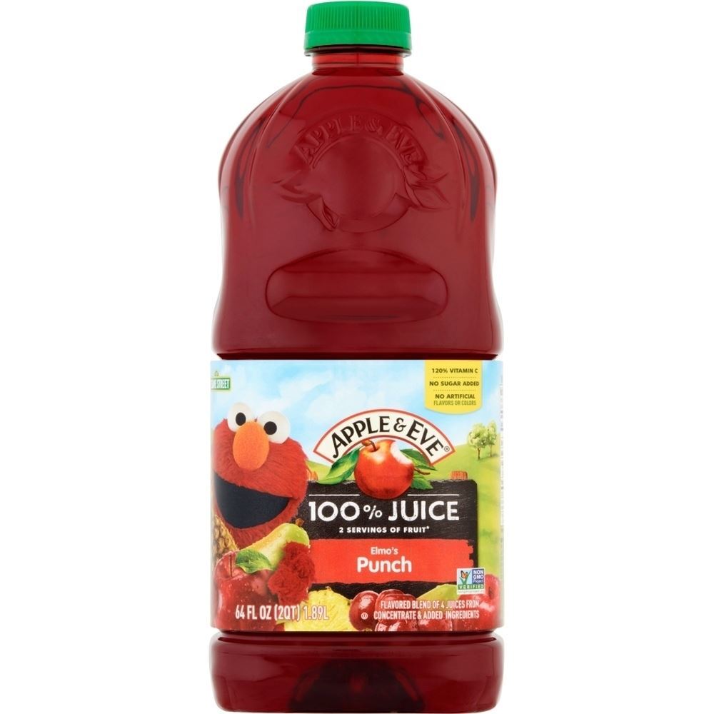 Apple & Eve Elmo's Punch Sesame Street, 64 Oz