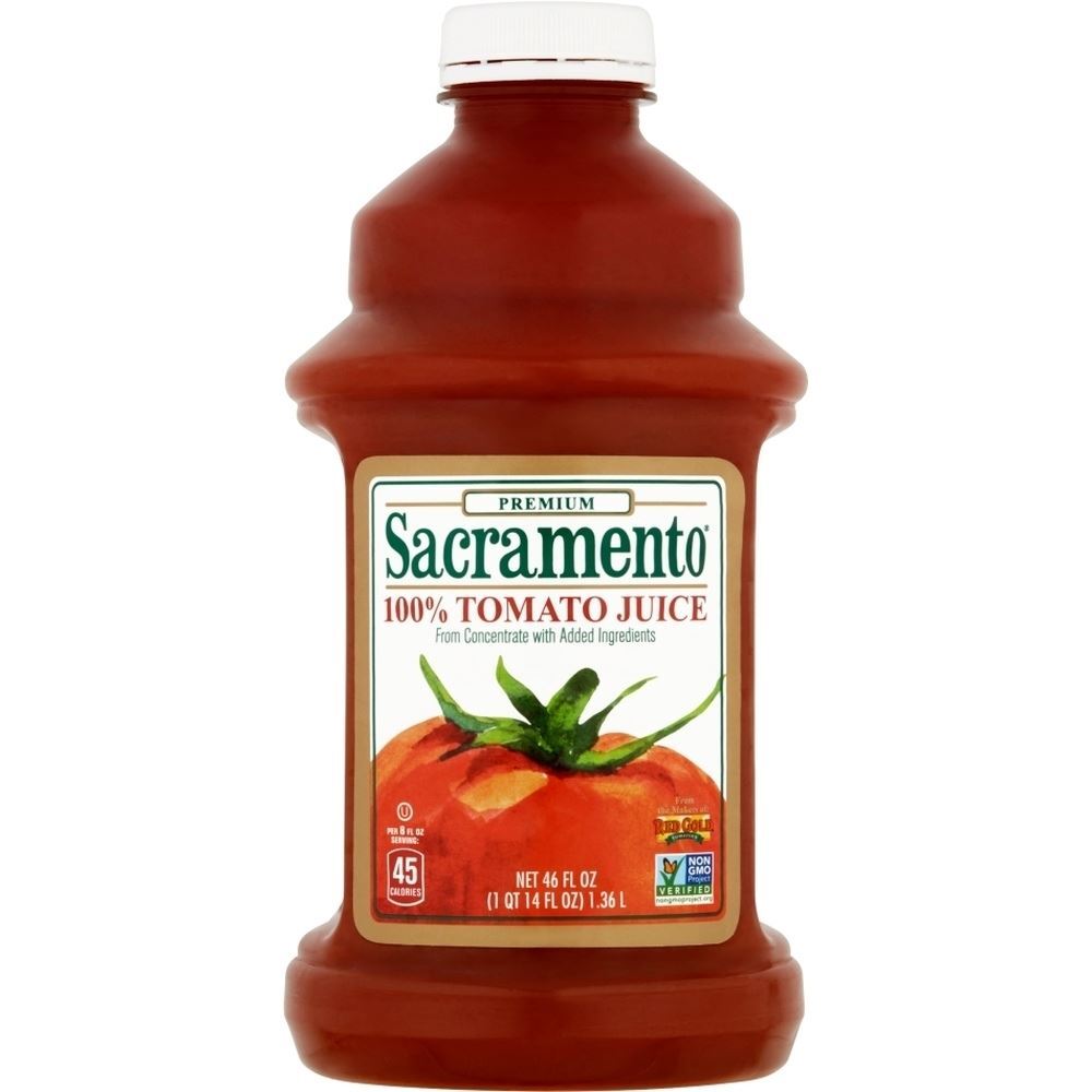 Sacramento Tomato Juice Plastic, 46 Oz