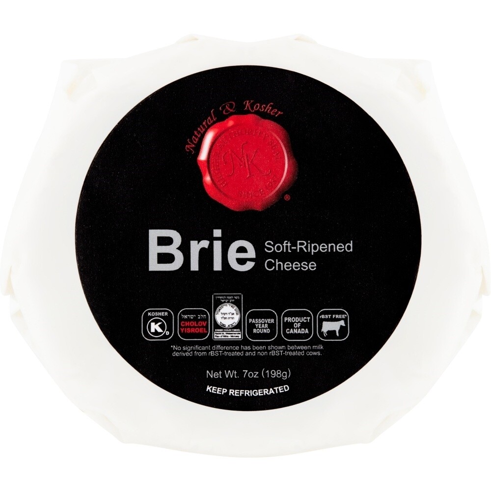 Natural & Kosher Brie Cheese, 7 Oz