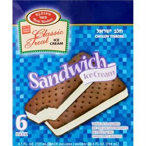 Klein's Vanilla Sandwich Ice Cream, 24.6 Oz