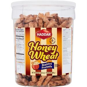 Haddar Honey Wheat Braided Pretzels, 24 Oz
