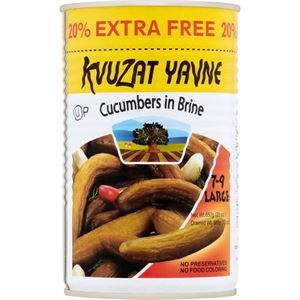 Kvuzat Yavne Cucumbers In Brine 7-9 Large, 23 Oz