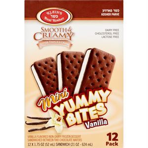 Klein's Mini Yumy Bite Parve Icrm 12Pk, 21 Oz