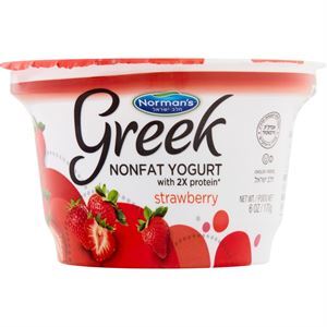 Norman's Greek Yogurt Strawb/Van/Plain, 6 Oz