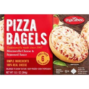 Macabee 6 Cheese Bagel Pizza, 12.5 Oz