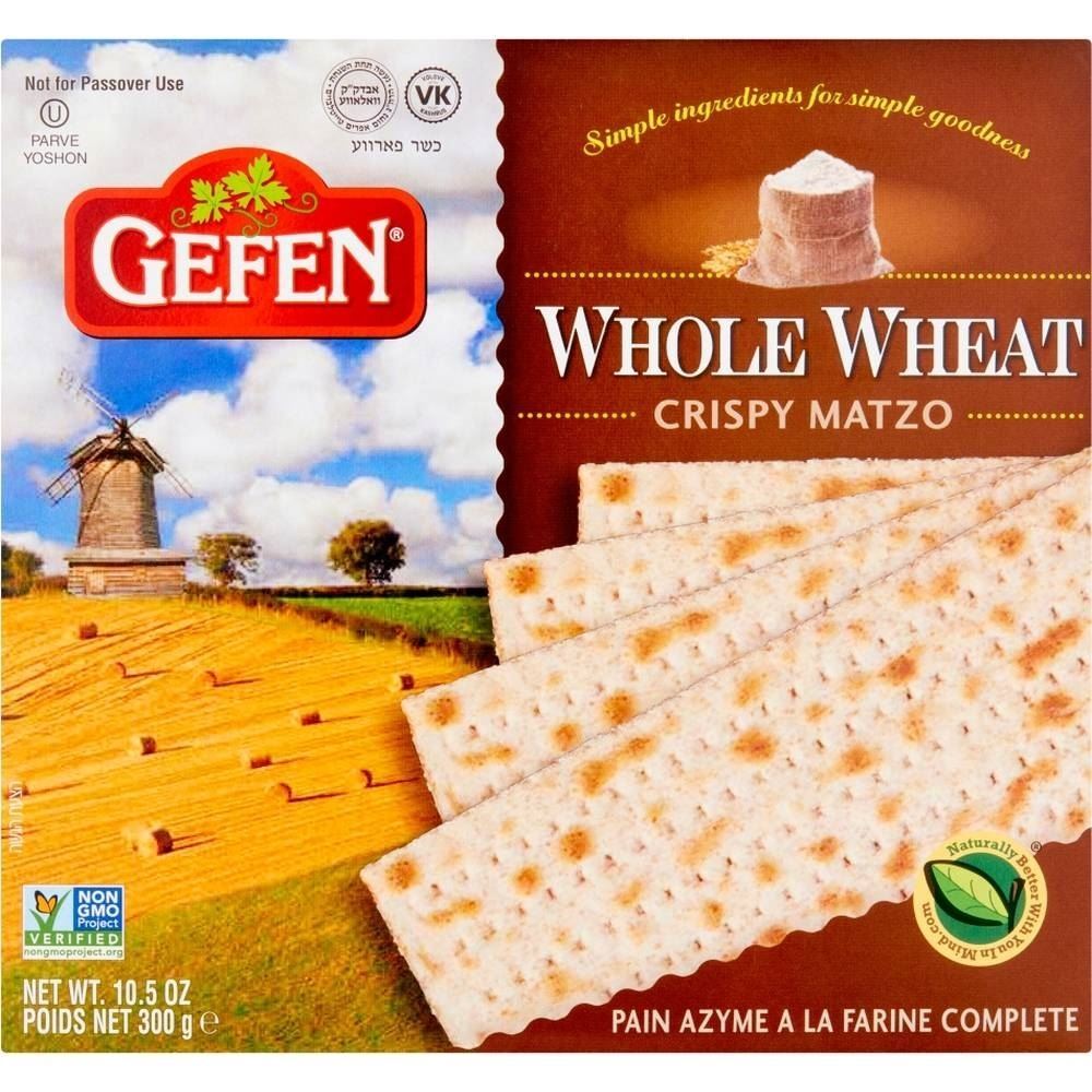 Gefen Whole Wheat Matzo, 11 Oz