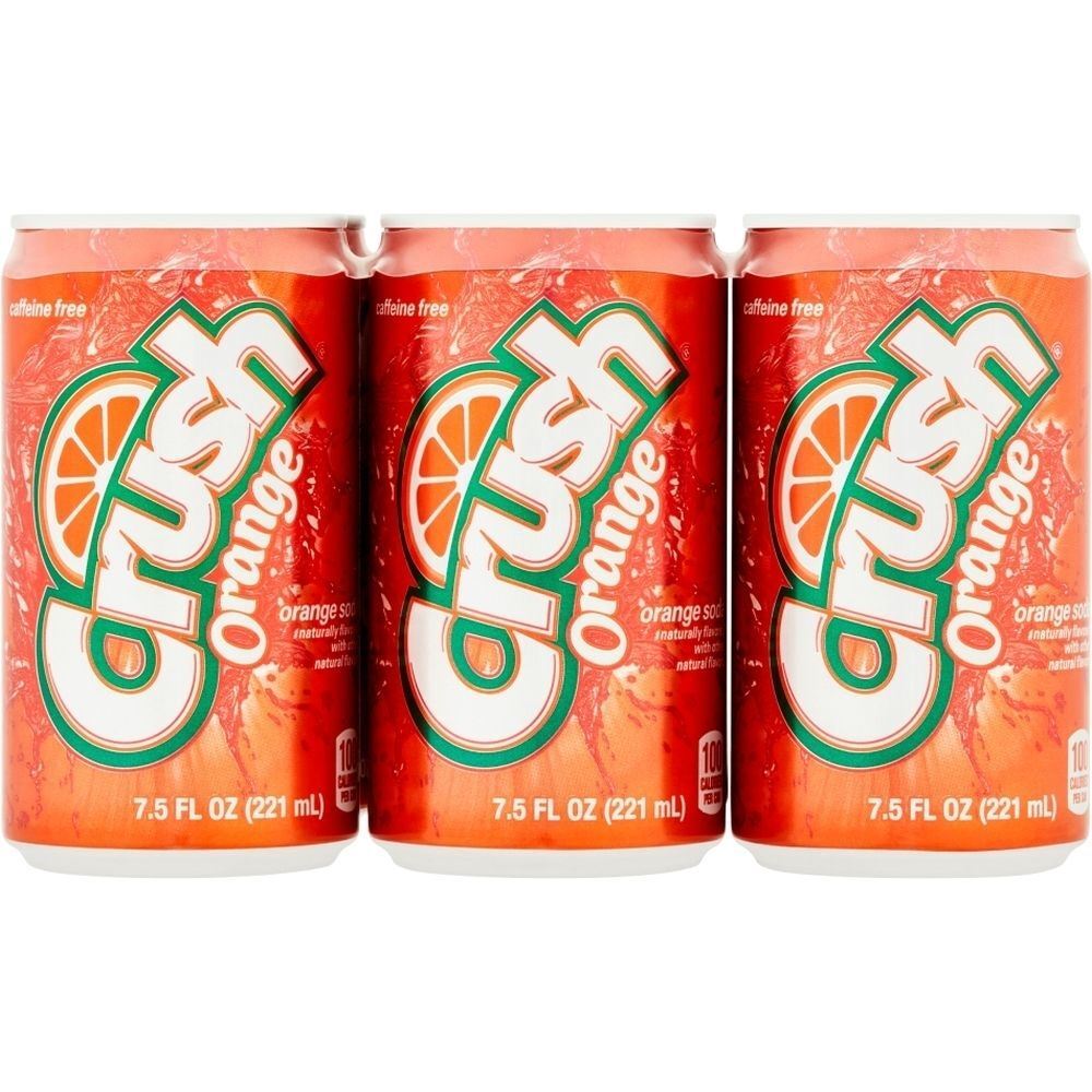 Pepsi Orange Crush Soda, 7.5 Oz
