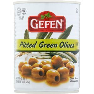 Gefen Green Olives Pitted, 19 Oz