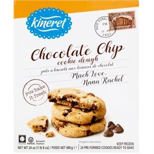 Kineret Chocolate Chip Cookie Dough 24, 24 Oz