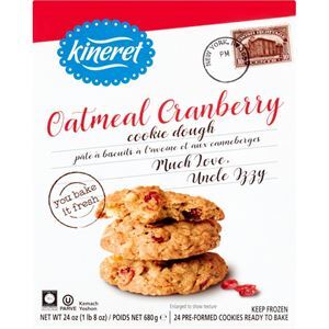 Kineret Oatmeal Cranberry Dough 24 Ct, 24 Oz