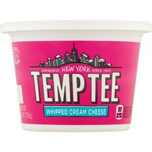 Temp Tee Cream Cheese Whipped, 8 Oz