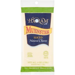 Haolam Muenster Cheese Sliced, 6 Oz
