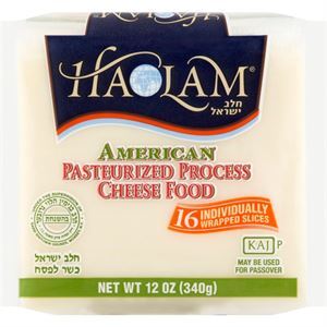 Haolam American Cheese White/Yellow, 12 Oz