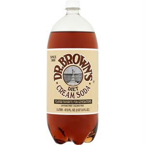 Dr. Brown's Diet Cream Soda, 2 Lt