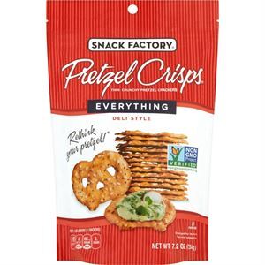 Snack Factory Pretzel Crisps Everything, 7.2 Oz