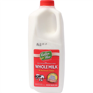 Golden Flow Milk 1/2 Gal, 64 Oz