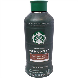 Starbucks Iced Coffee Unsweetened, 48 Oz