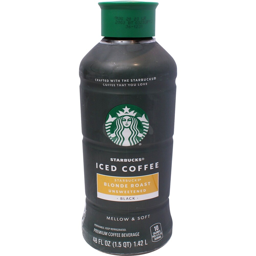 Starbucks Iced Coffee Blonde Roast, 48 Oz