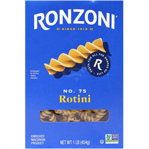 Ronzoni Pasta Rotini, 16 Oz