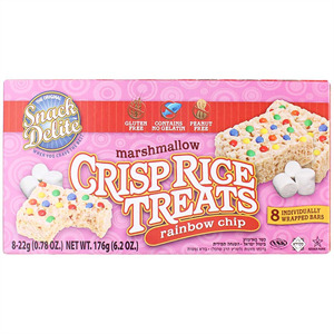 Snack Delite Marshmalow Treats Rainb Chip 8, 6.2 Oz
