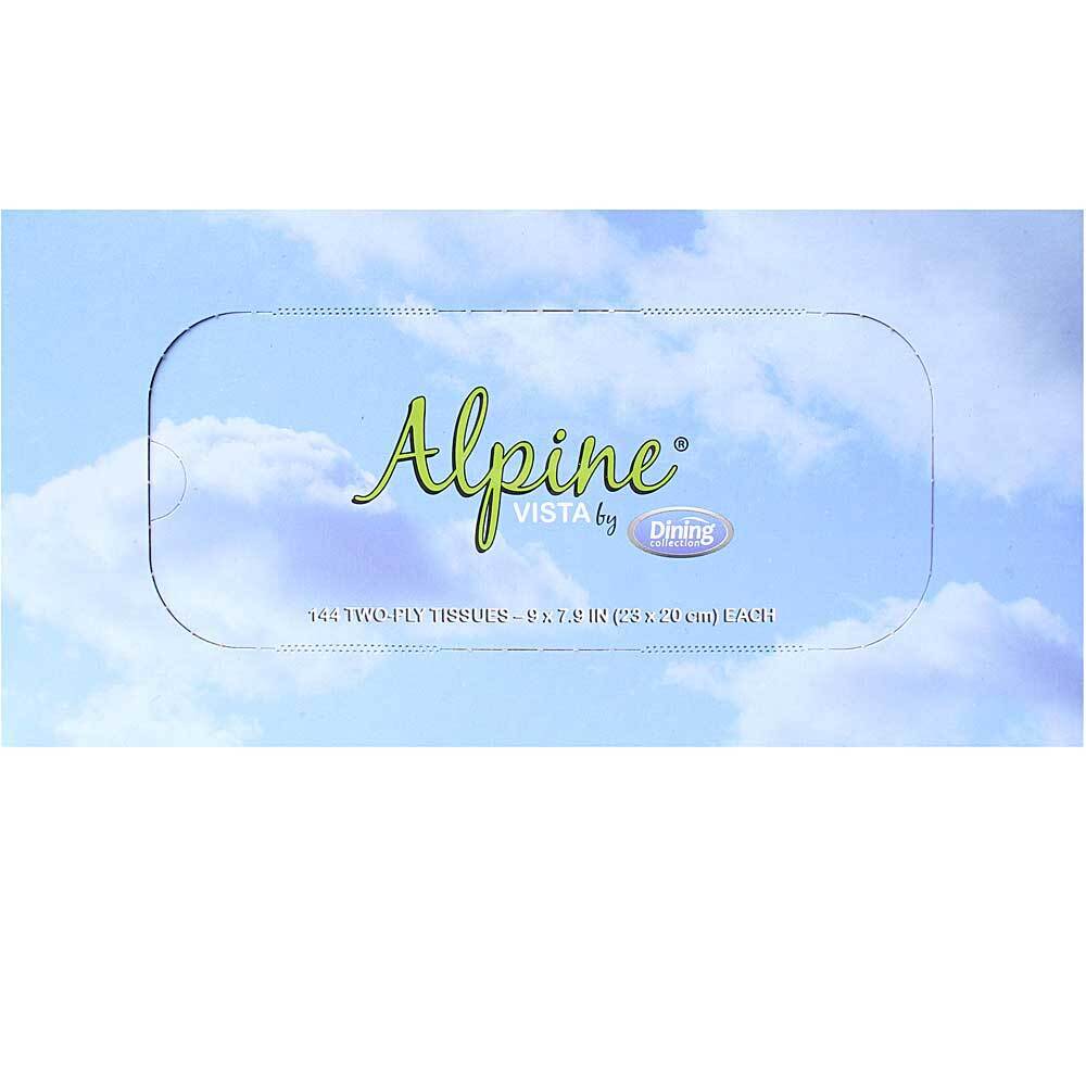 Alpine Facial Tissues, 144 Cnt