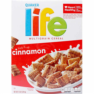 Quaker Life Cinnamon, 13 Oz