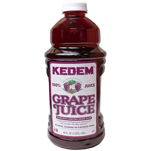 Kedem Grape Juice Concord Plastic, 64 Oz