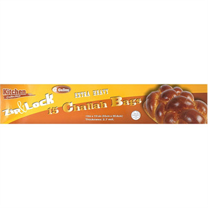 Kitchen Collect Challah Bag W/ Zipper 2 Gallon, 15 Ct