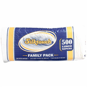 Silktouch Family Pack Napkins, 500 Ct