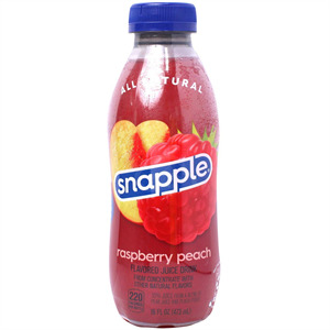 Snapple Raspberry Peach Plast, 16 Oz