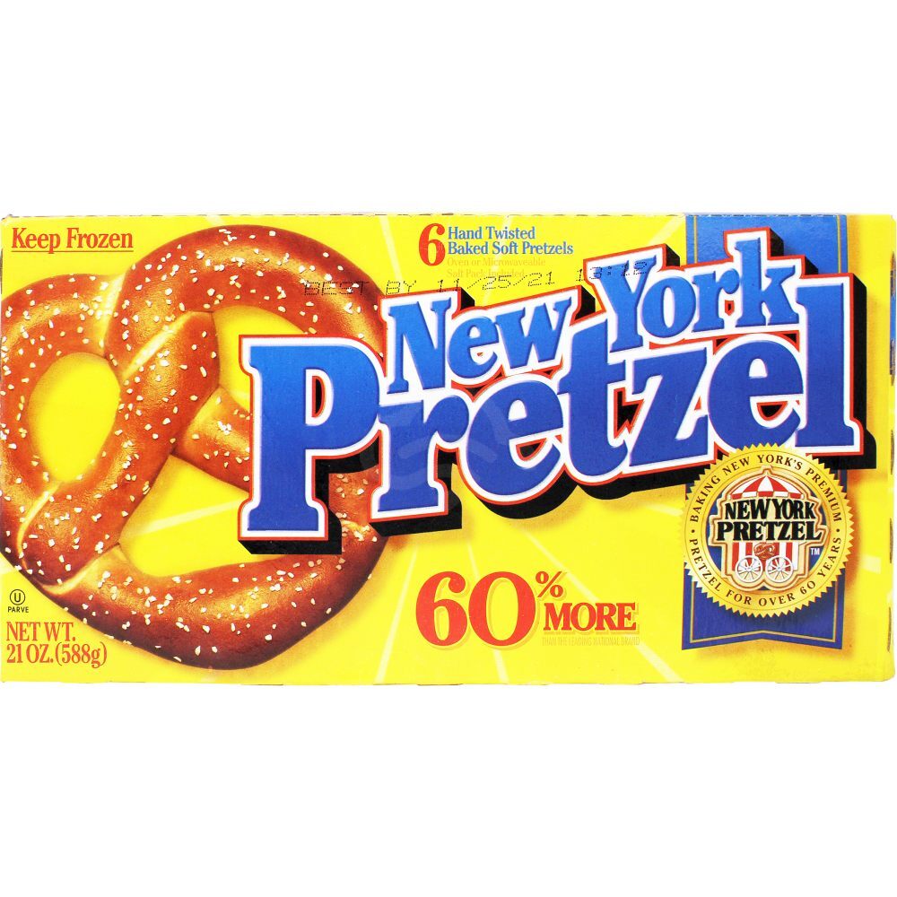 New York/Noam Soft Pretzels 6 Ct, 21 Oz