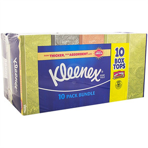 Kleenex Tissues White 10 Pk, 230 Ct