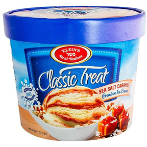 Klein's Classic Treat Ice Cream Salt Caramel, 56 Oz