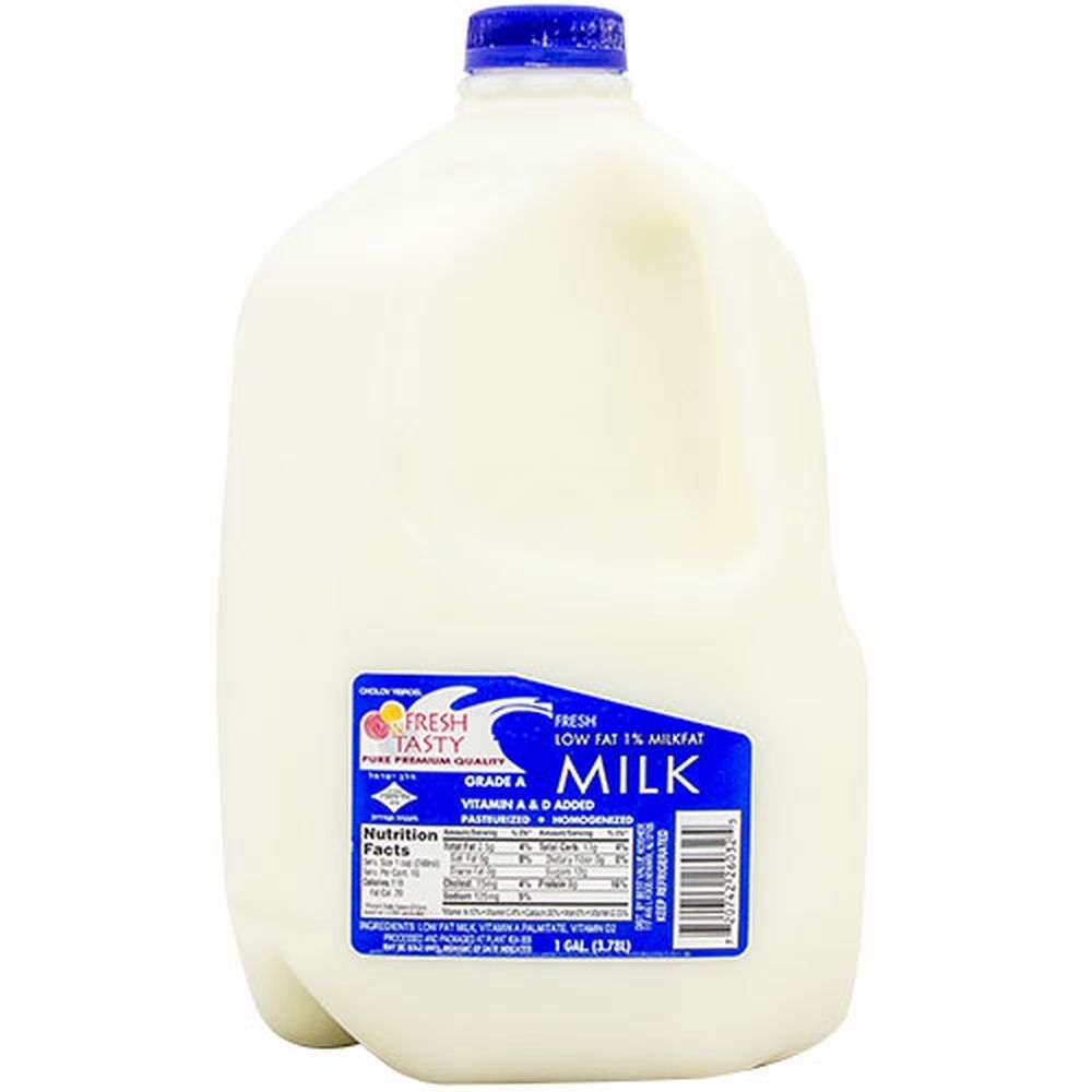 Fresh & Tasty Lowfat Milk 1 Gallon, 128 Oz
