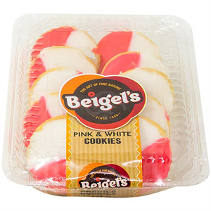 Beigels Mini Pink $ White Cookies, 11 Oz