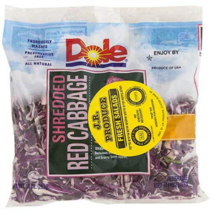 Dole Shredded Red Cabbage, 10 Oz