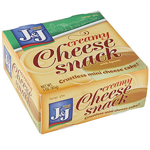 J&J Creamy Cheese Snack, 3 Oz