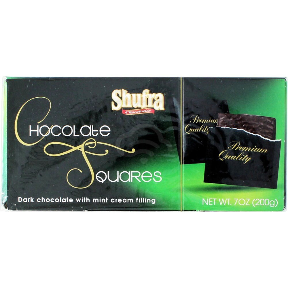 Shufra Chocolate Squares, 7 Oz