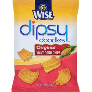 Wise Corn Chips Dipsy Doodles, 1.25 Oz
