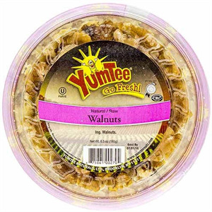 Yumtee Natural Walnuts, 6.5 Oz