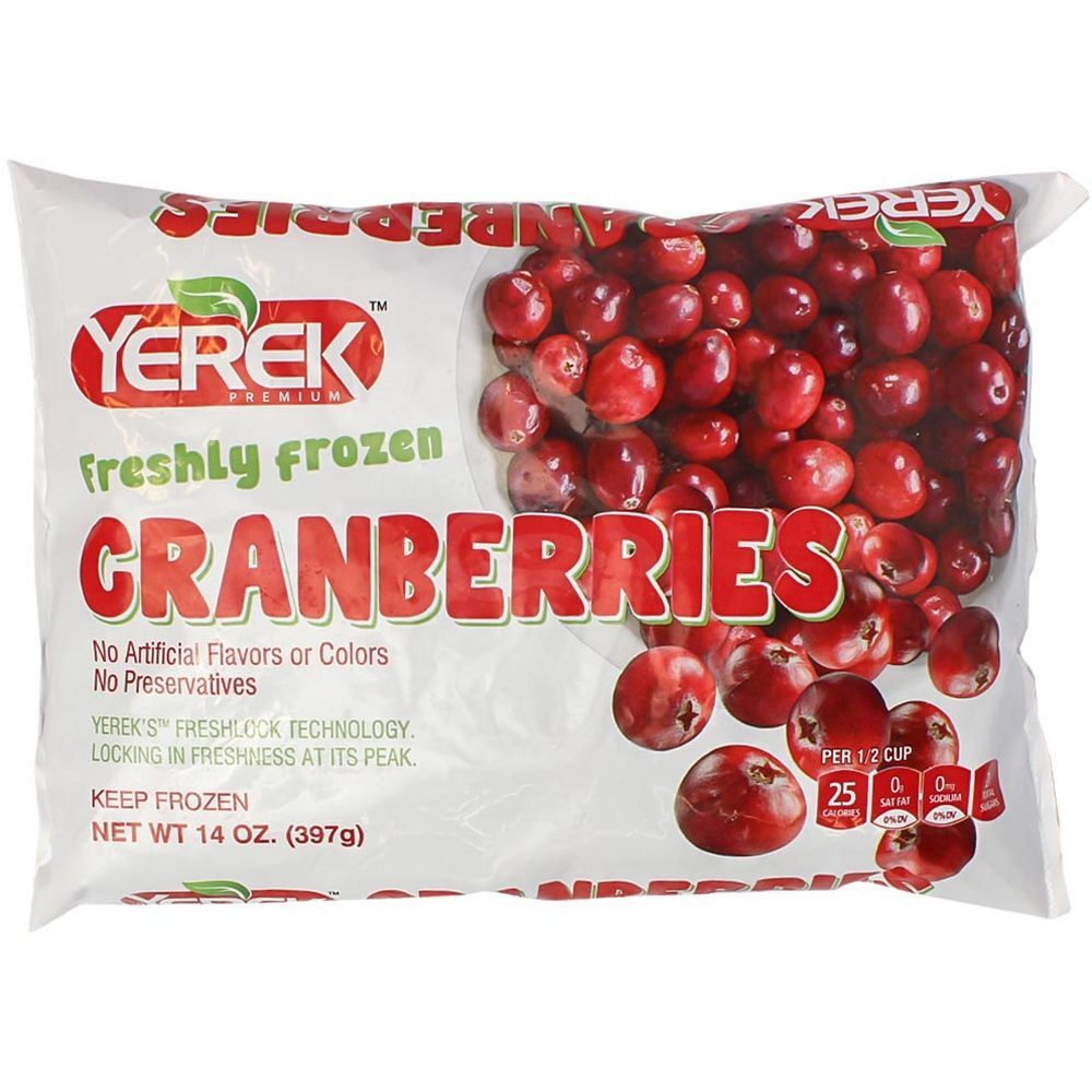 Yerek Freshly Frozen Cranberries, 14 Oz